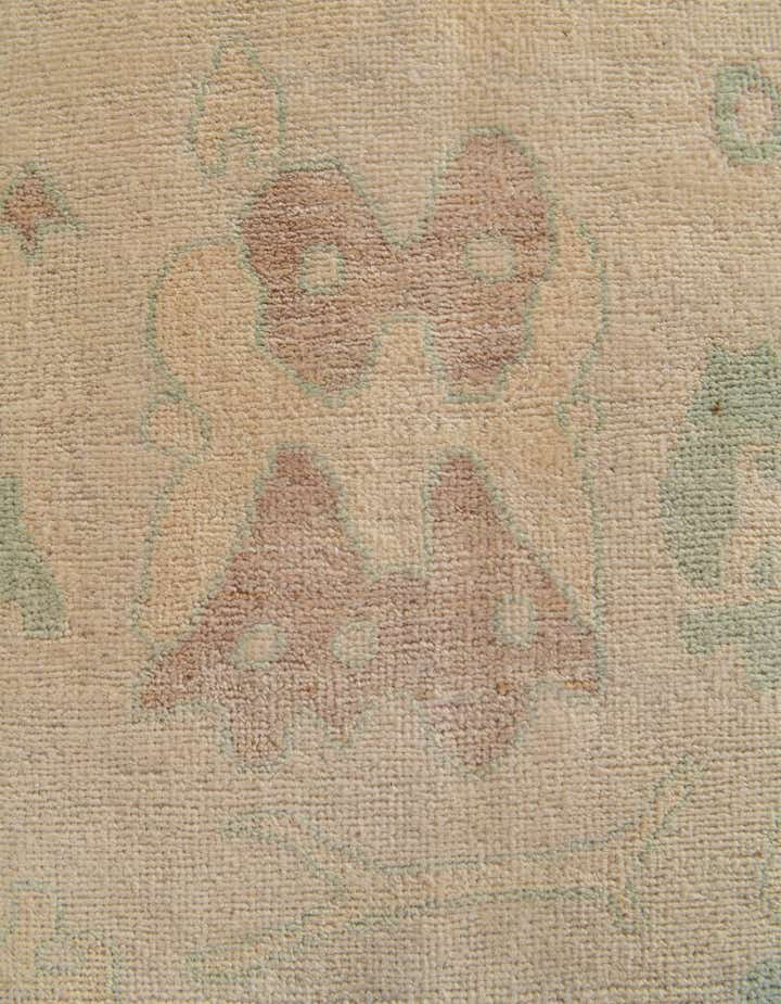 2' 8 x 13' 1 Hand Knotted Oushak Wool Runner Rug