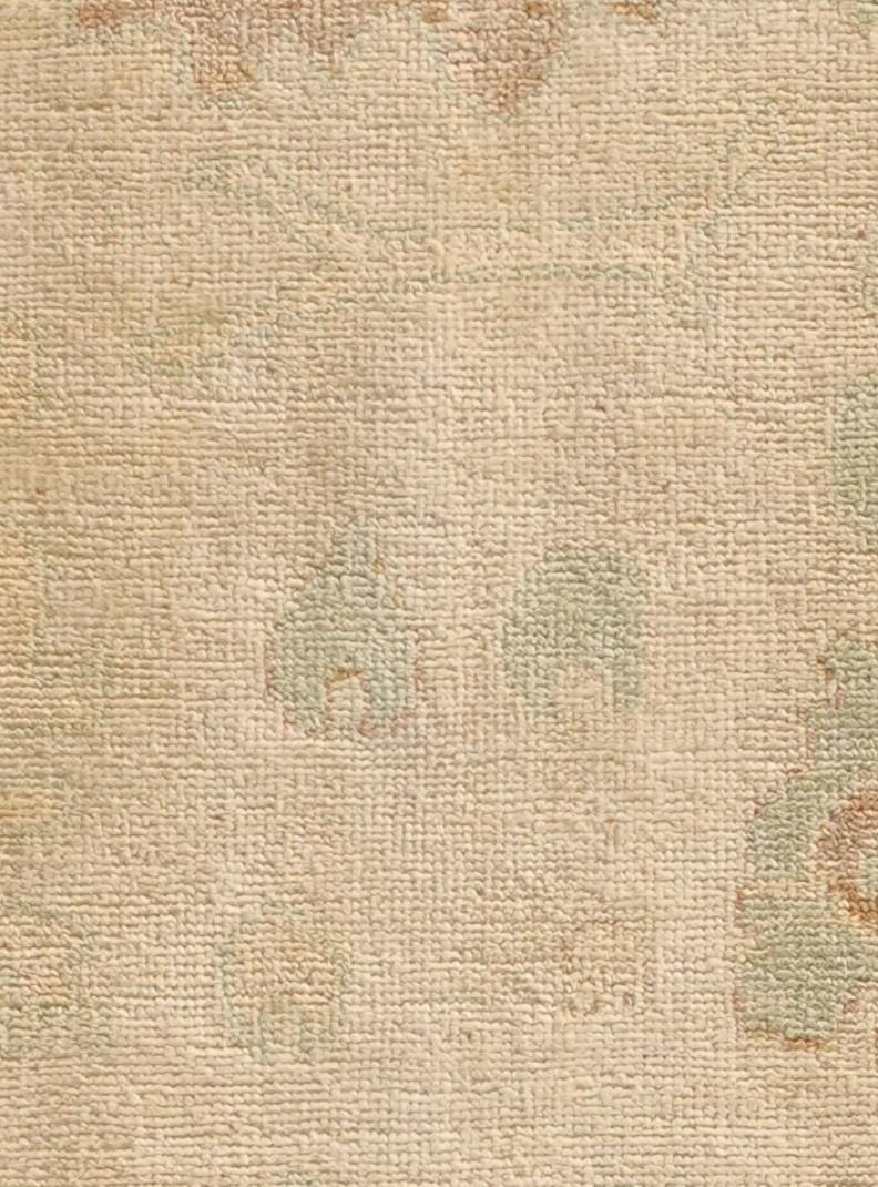 2' 8 x 13' 1 Hand Knotted Oushak Wool Runner Rug
