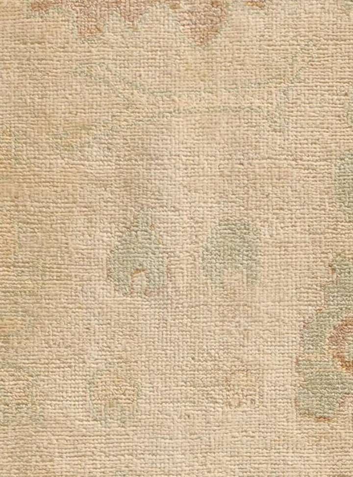 2' 8 x 13' 1 Hand Knotted Oushak Wool Runner Rug