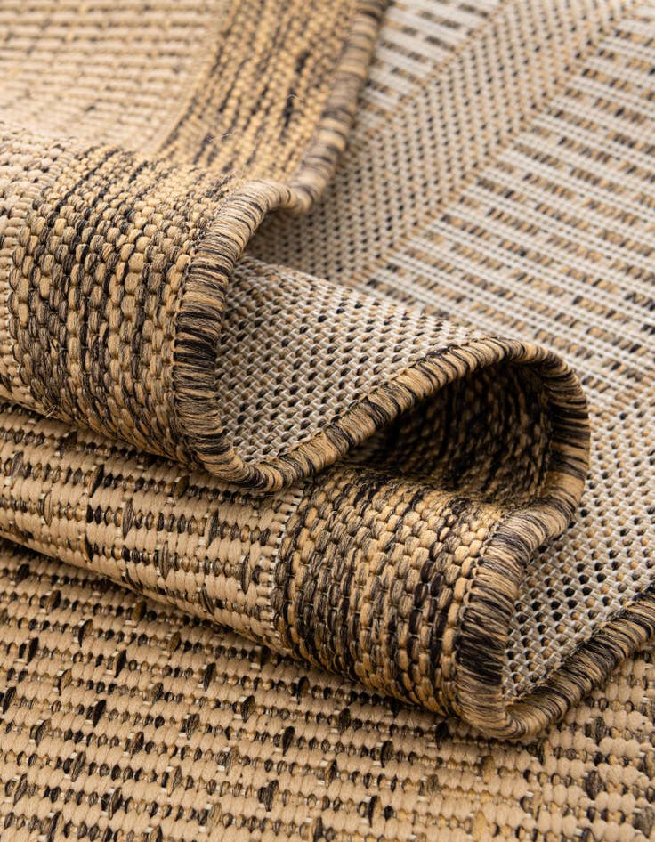 Detail image of 2' 2 x 6'  Washable Border Indoor / Outdoor Runner Rug