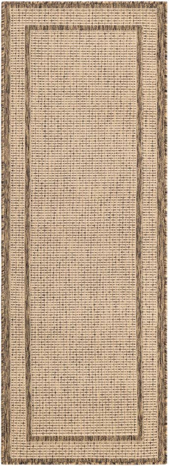 Detail image of 2' 2 x 6' Easy-Clean Border Indoor / Outdoor Runner Rug