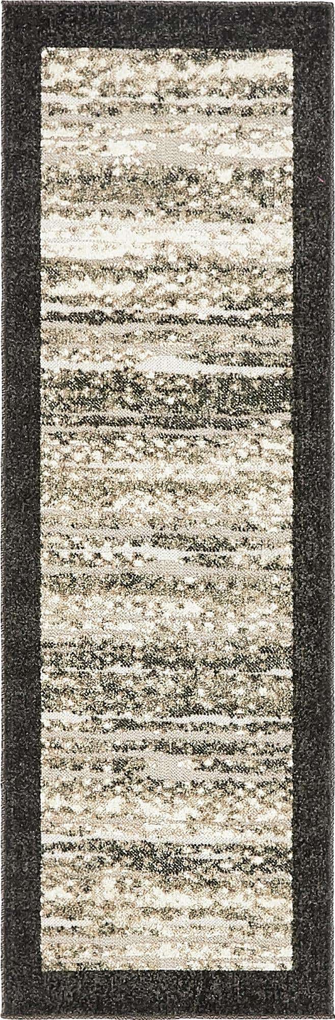 2' x 6' Easy-Clean Border Indoor / Outdoor Runner Rug