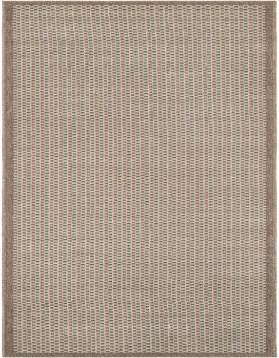 Detail image of 2' 7 x 10' Easy-Clean Border Indoor / Outdoor Runner Rug