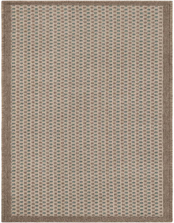 Detail image of 2' x 5' Easy-Clean Border Indoor / Outdoor Runner Rug