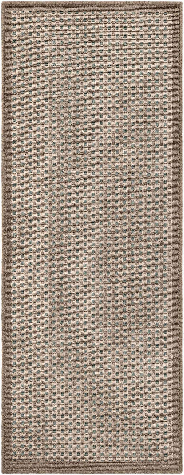 2' x 5' Easy-Clean Border Indoor / Outdoor Runner Rug