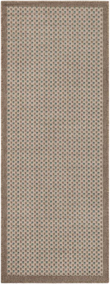 Detail image of 2' x 5' Easy-Clean Border Indoor / Outdoor Runner Rug