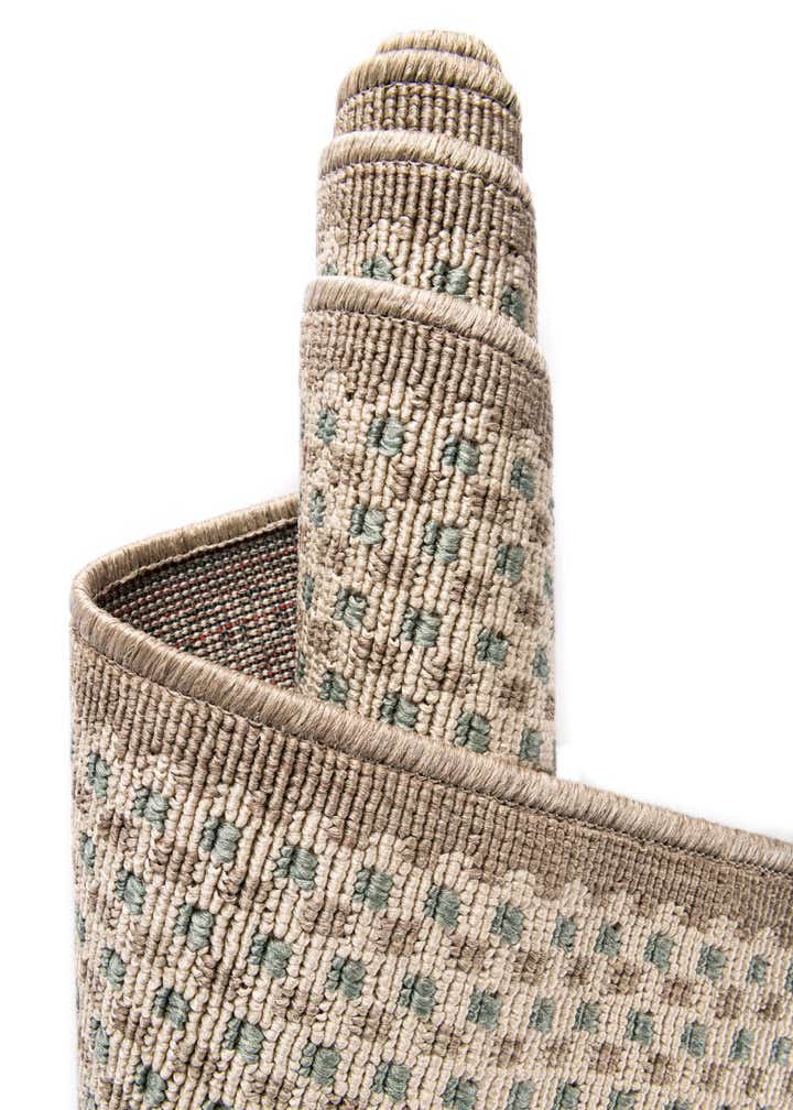 2' 7 x 12' Easy-Clean Border Indoor / Outdoor Runner Rug