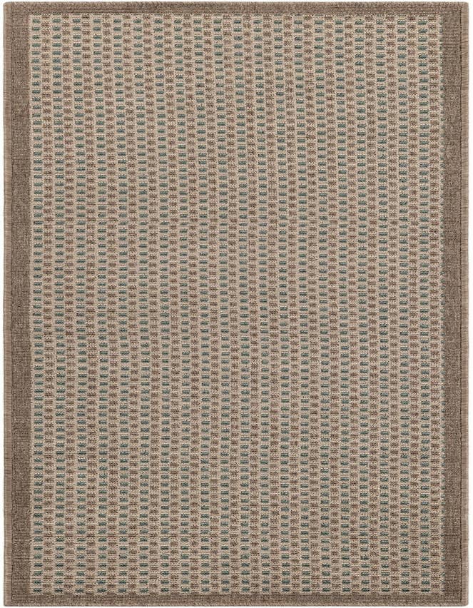 Detail image of 2' x 6' Easy-Clean Border Indoor / Outdoor Runner Rug