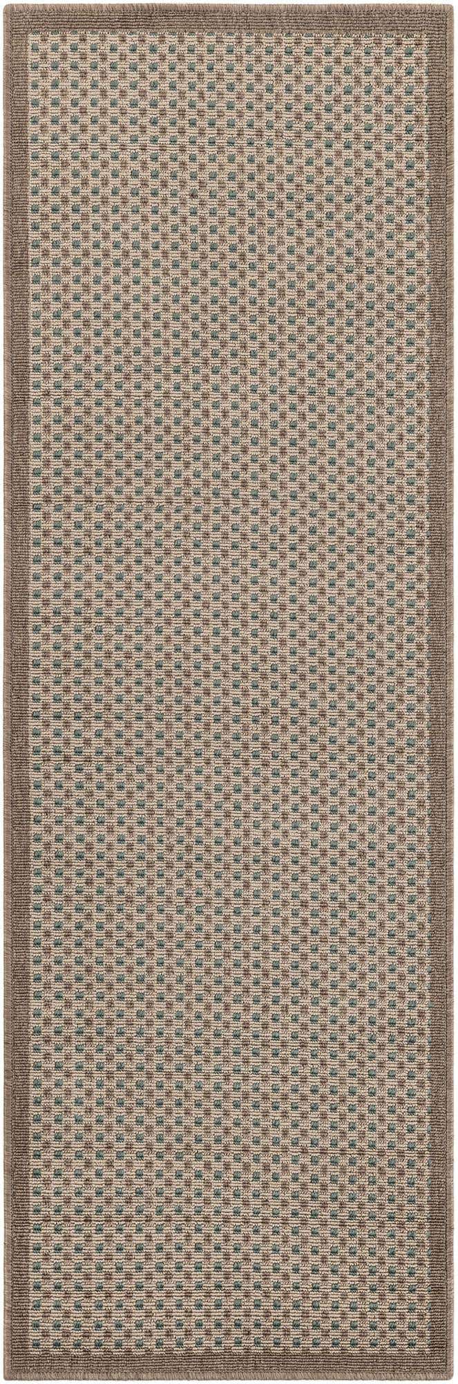 2' x 6' Easy-Clean Border Indoor / Outdoor Runner Rug