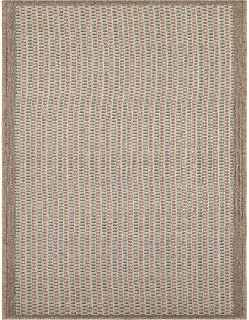 Detail image of 2' x 8' Easy-Clean Border Indoor / Outdoor Runner Rug