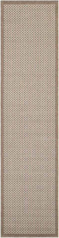 Detail image of 2' x 8' Easy-Clean Border Indoor / Outdoor Runner Rug