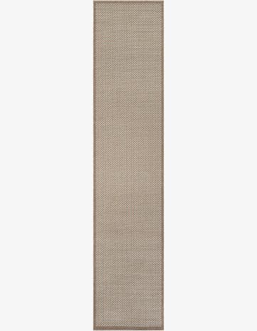 2' 7 x 12' Easy-Clean Border Indoor / Outdoor Runner Rug