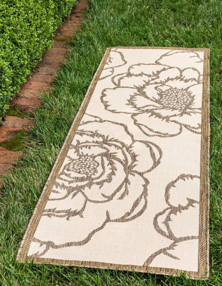 Detail image of 65cm x 185cm Fácil de limpiar Botanical Alfombra Comprar todos los estilos Pasillera