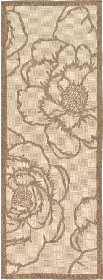 Detail image of 65cm x 185cm Fácil de limpiar Botanical Alfombra Comprar todos los estilos Pasillera