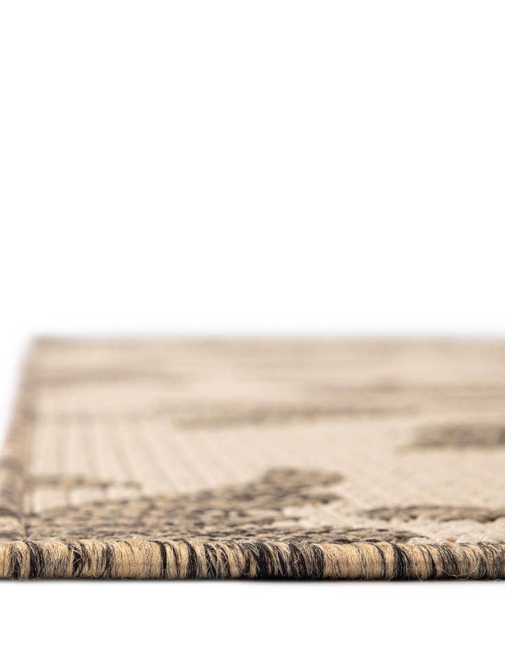 Detail image of 2' 2 x 6'  Washable Botanical Indoor / Outdoor Runner Rug