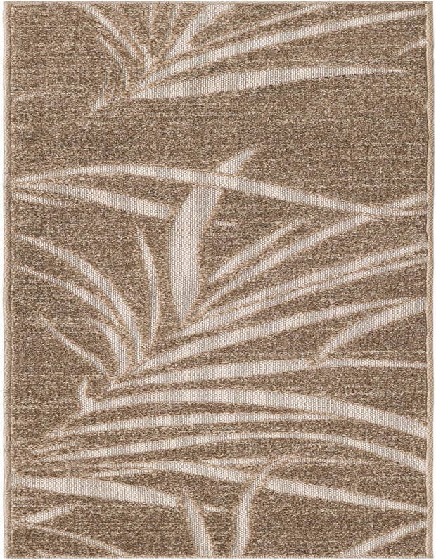 Detail image of 2' x 6' Easy-Clean Botanical Indoor / Outdoor Runner Rug