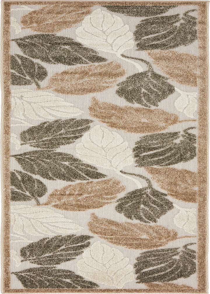 2' x 6' Easy-Clean Botanical Indoor / Outdoor Runner Rug