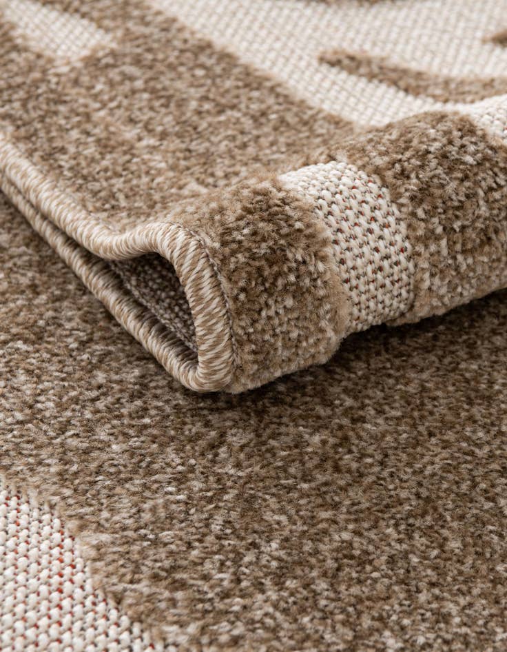 Detail image of 2' x 6'  Washable Botanical Indoor / Outdoor Runner Rug