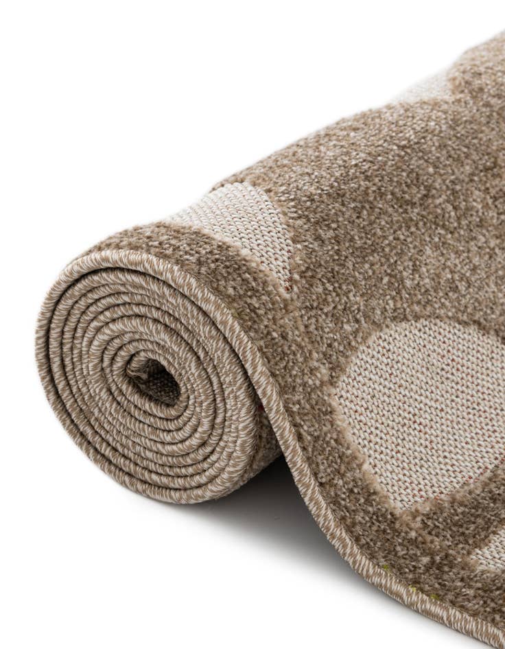 Detail image of 2' x 6'  Washable Botanical Indoor / Outdoor Runner Rug