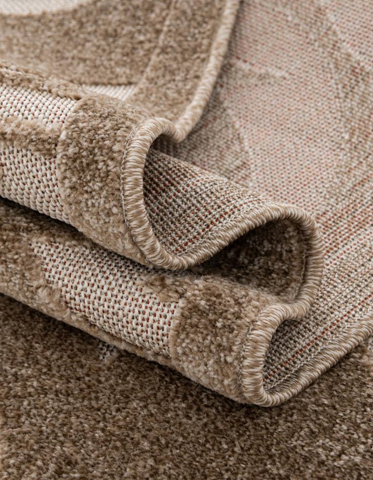 Detail image of 2' x 6'  Washable Botanical Indoor / Outdoor Runner Rug