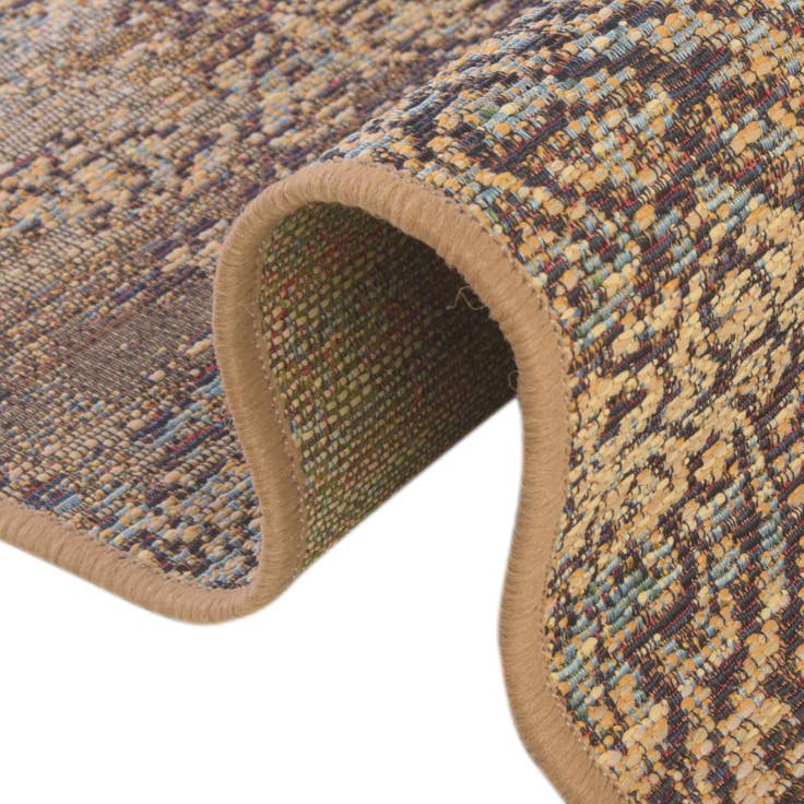 Detail image of 2' 7 x 5' 3 Easy-Clean Botanical Indoor / Outdoor Runner Rug