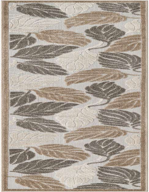 2' x 8' Easy-Clean Botanical Indoor / Outdoor Runner Rug
