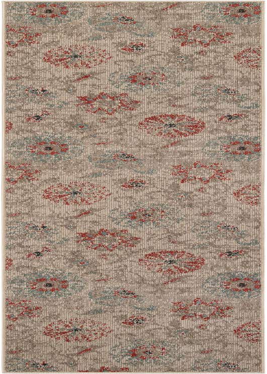 2' 7 x 12' Easy-Clean Botanical Indoor / Outdoor Runner Rug