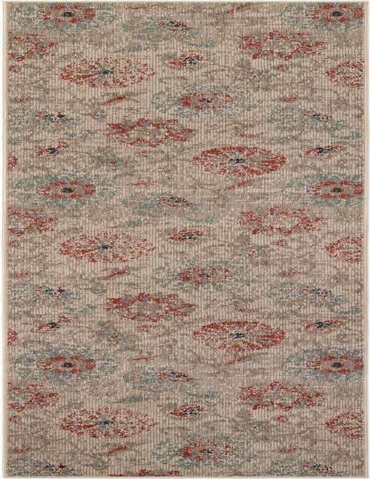 2' 7 x 12' Easy-Clean Botanical Indoor / Outdoor Runner Rug