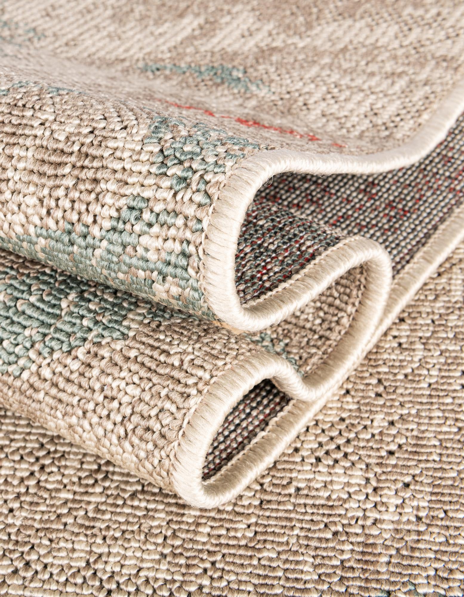 2' x 5' Easy-Clean Botanical Indoor / Outdoor Runner Rug