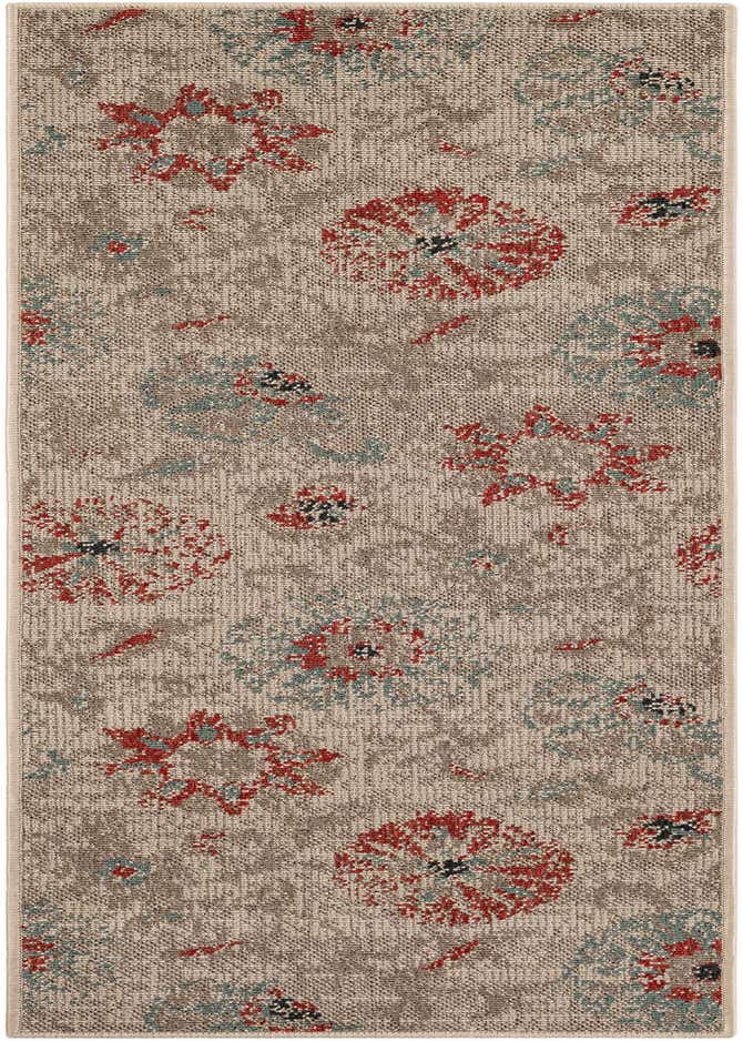 2' x 6' Easy-Clean Botanical Indoor / Outdoor Runner Rug