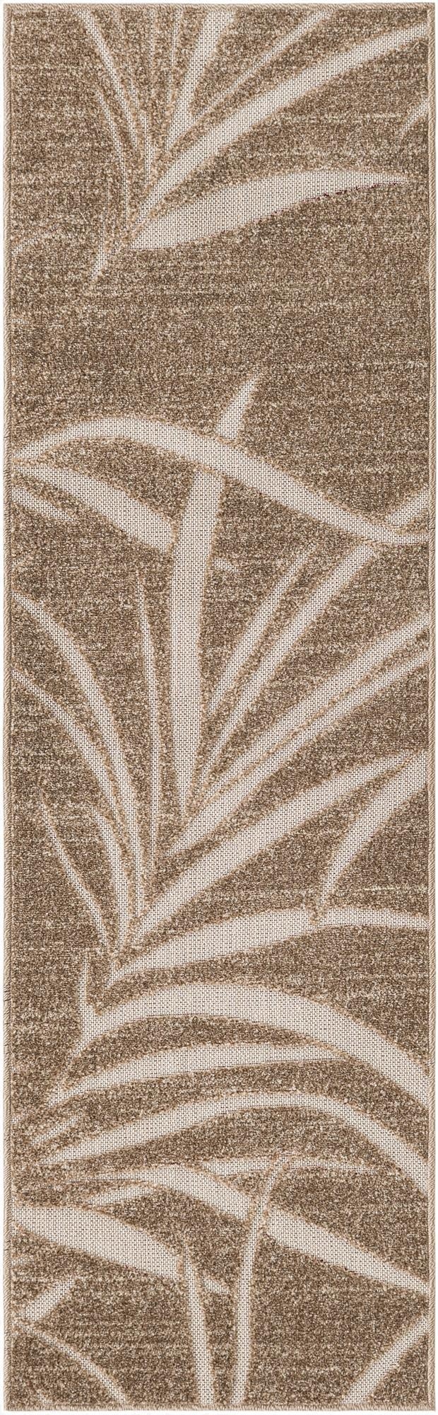 2' x 6'  Washable Botanical Indoor / Outdoor Runner Rug