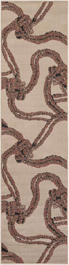 2' 7 x 10' Easy-Clean Coastal Indoor / Outdoor Runner Rug