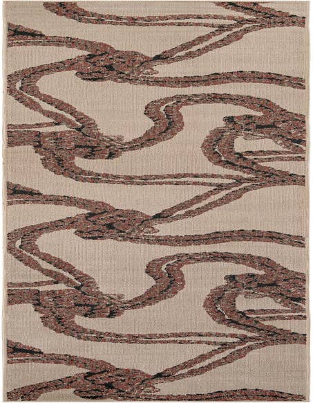Detail image of 2' 7 x 12' Easy-Clean Coastal Indoor / Outdoor Runner Rug