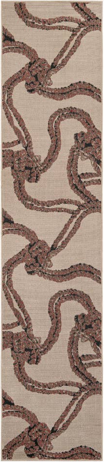 Detail image of 2' 7 x 12' Easy-Clean Coastal Indoor / Outdoor Runner Rug