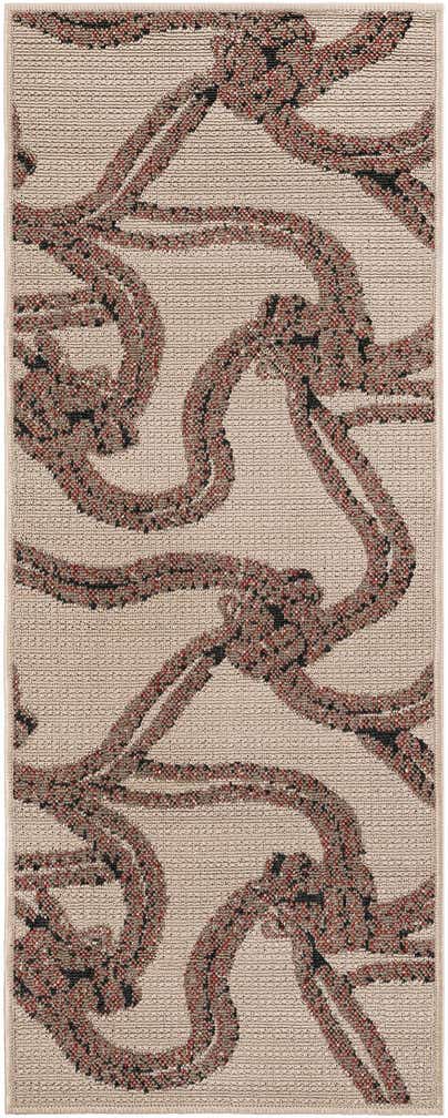 2' x 5' Easy-Clean Coastal Indoor / Outdoor Runner Rug