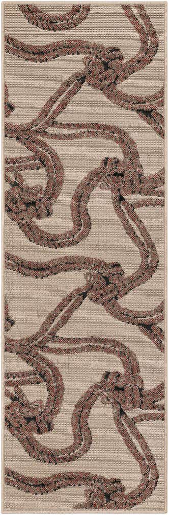 2' x 6' Easy-Clean Coastal Indoor / Outdoor Runner Rug