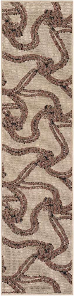 2' x 8' Easy-Clean Coastal Indoor / Outdoor Runner Rug