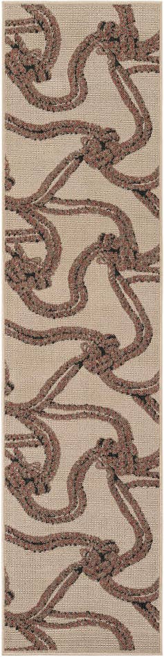 Detail image of 2' x 8' Easy-Clean Coastal Indoor / Outdoor Runner Rug