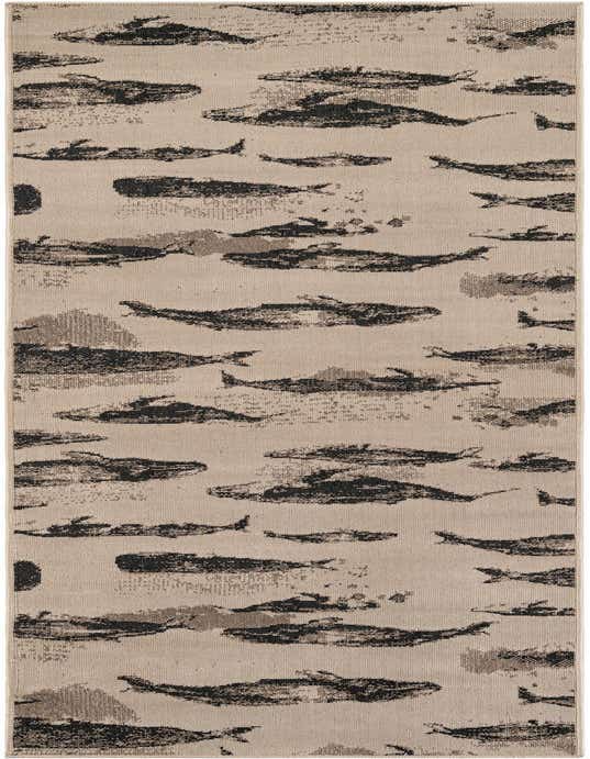 2' 7 x 10' Easy-Clean Coastal Indoor / Outdoor Runner Rug