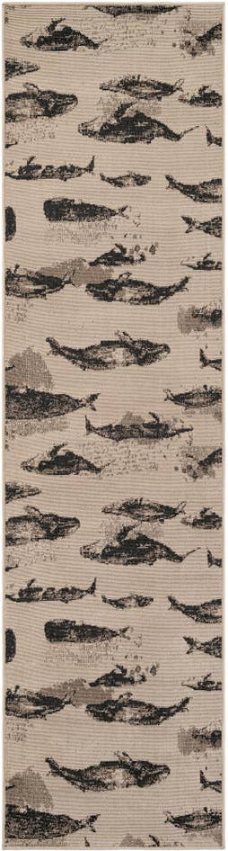 Detail image of 2' 7 x 10' Easy-Clean Coastal Indoor / Outdoor Runner Rug