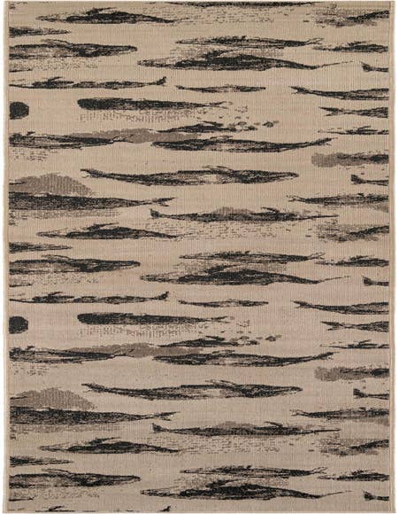 Detail image of 2' 7 x 12' Easy-Clean Coastal Indoor / Outdoor Runner Rug