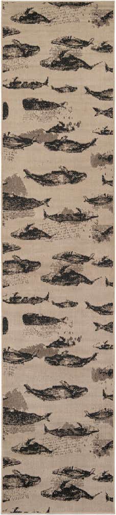 2' 7 x 12' Easy-Clean Coastal Indoor / Outdoor Runner Rug