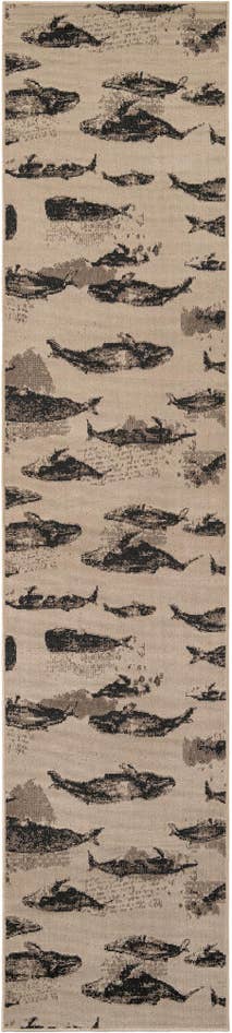 Detail image of 2' 7 x 12' Easy-Clean Coastal Indoor / Outdoor Runner Rug