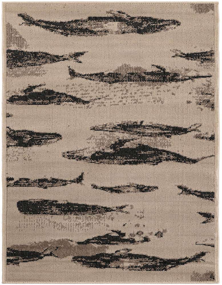 2' x 5' Easy-Clean Coastal Indoor / Outdoor Runner Rug