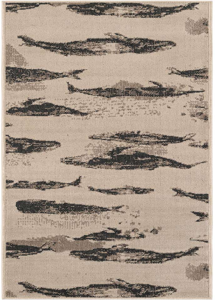 2' x 6' Easy-Clean Coastal Indoor / Outdoor Runner Rug