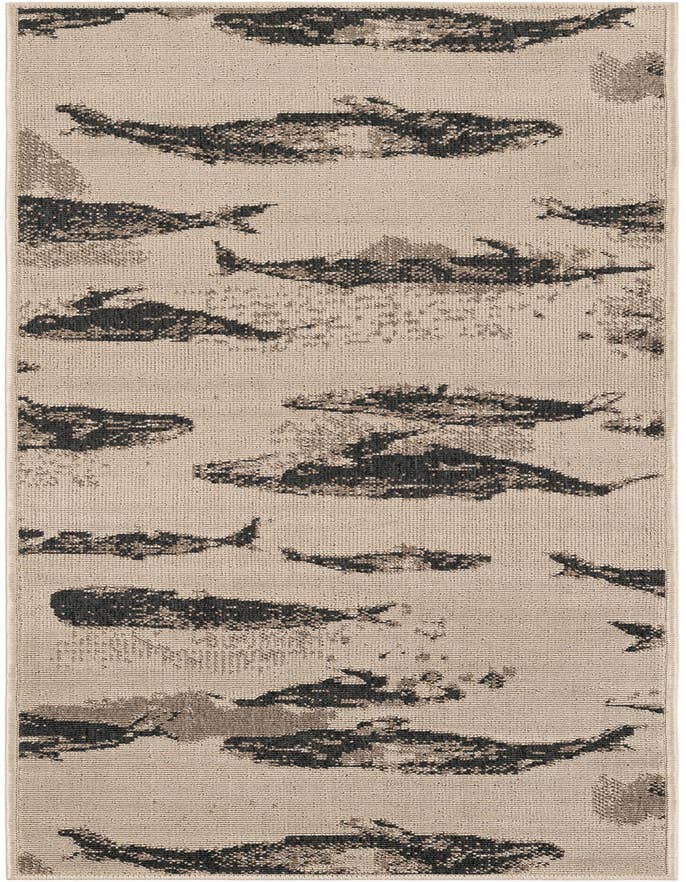 Detail image of 2' x 6' Easy-Clean Coastal Indoor / Outdoor Runner Rug