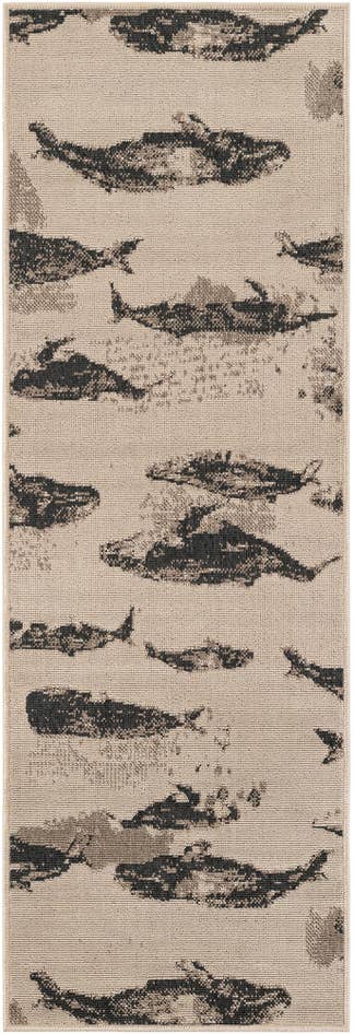 Detail image of 2' x 6' Easy-Clean Coastal Indoor / Outdoor Runner Rug
