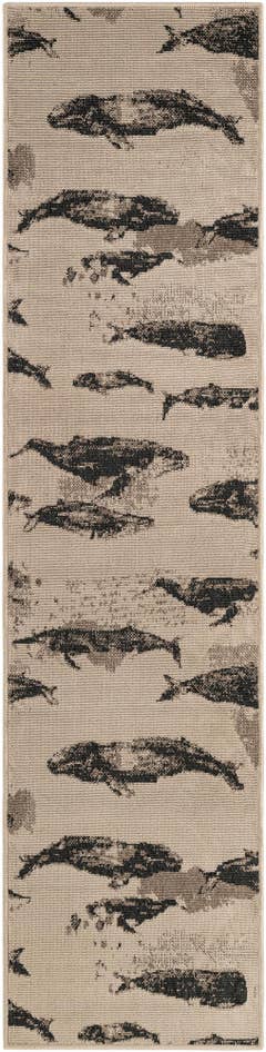 Detail image of 2' x 8' Easy-Clean Coastal Indoor / Outdoor Runner Rug