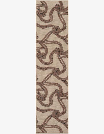 2' x 8' Easy-Clean Coastal Indoor / Outdoor Runner Rug