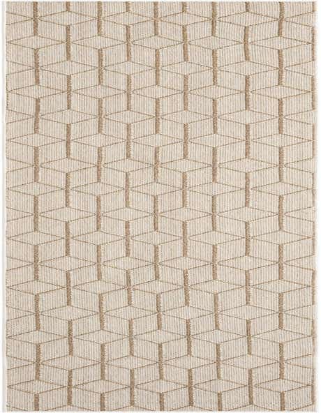 2' 7 x 12' Easy-Clean Lattice Indoor / Outdoor Runner Rug